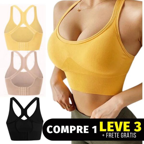 3 Peças - Sutiã Up Posture Confort™ com Frete Grátis - Loja Essentia