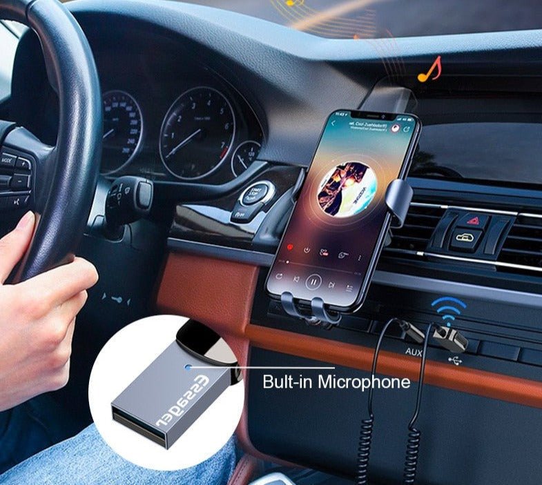 Adaptador p/ Carro Bluetooth P2 - Loja Essentia