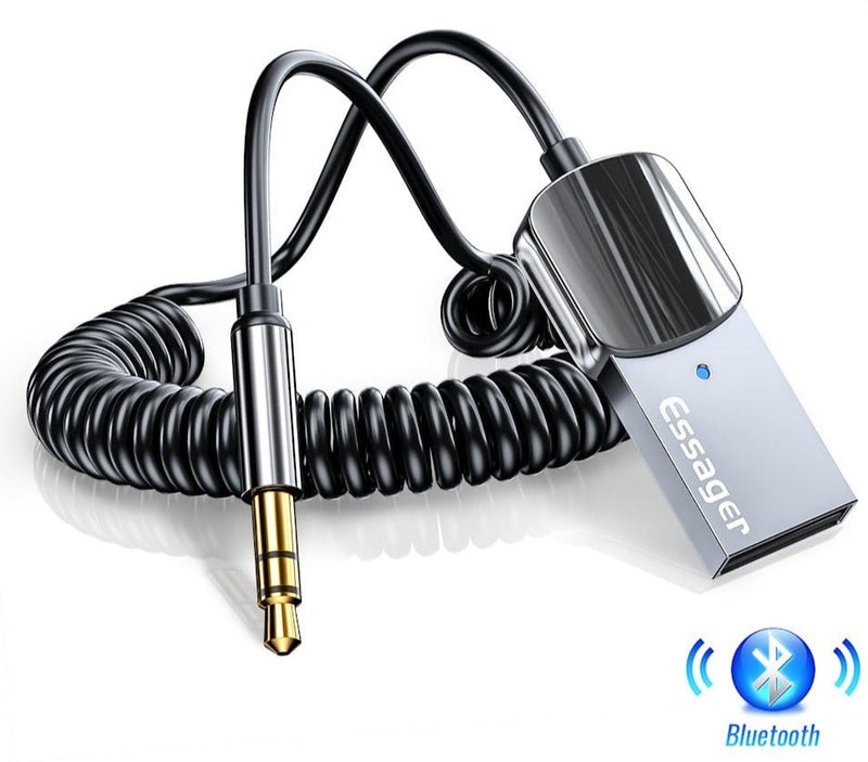 Adaptador p/ Carro Bluetooth P2 - Loja Essentia